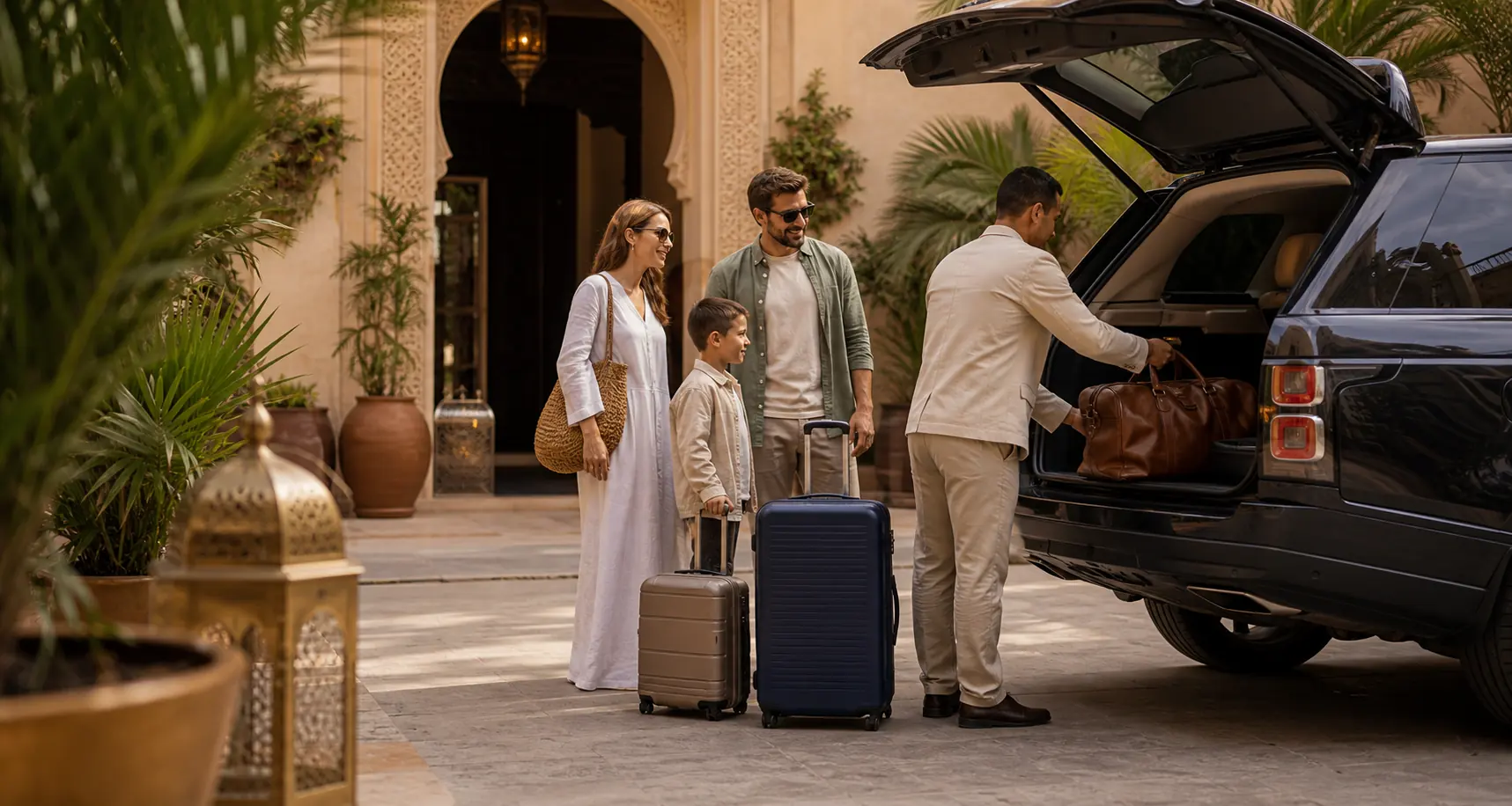 Atlas road in Morocco for a comfortable family travel route